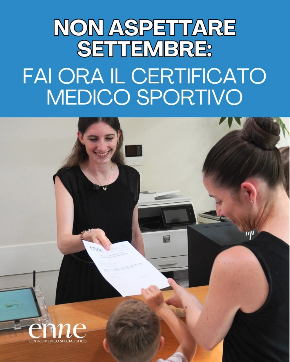 VISITA SPORTIVA PRIMA DI SETTEMBRE